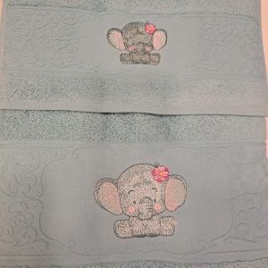 toalla infantil elefante beig