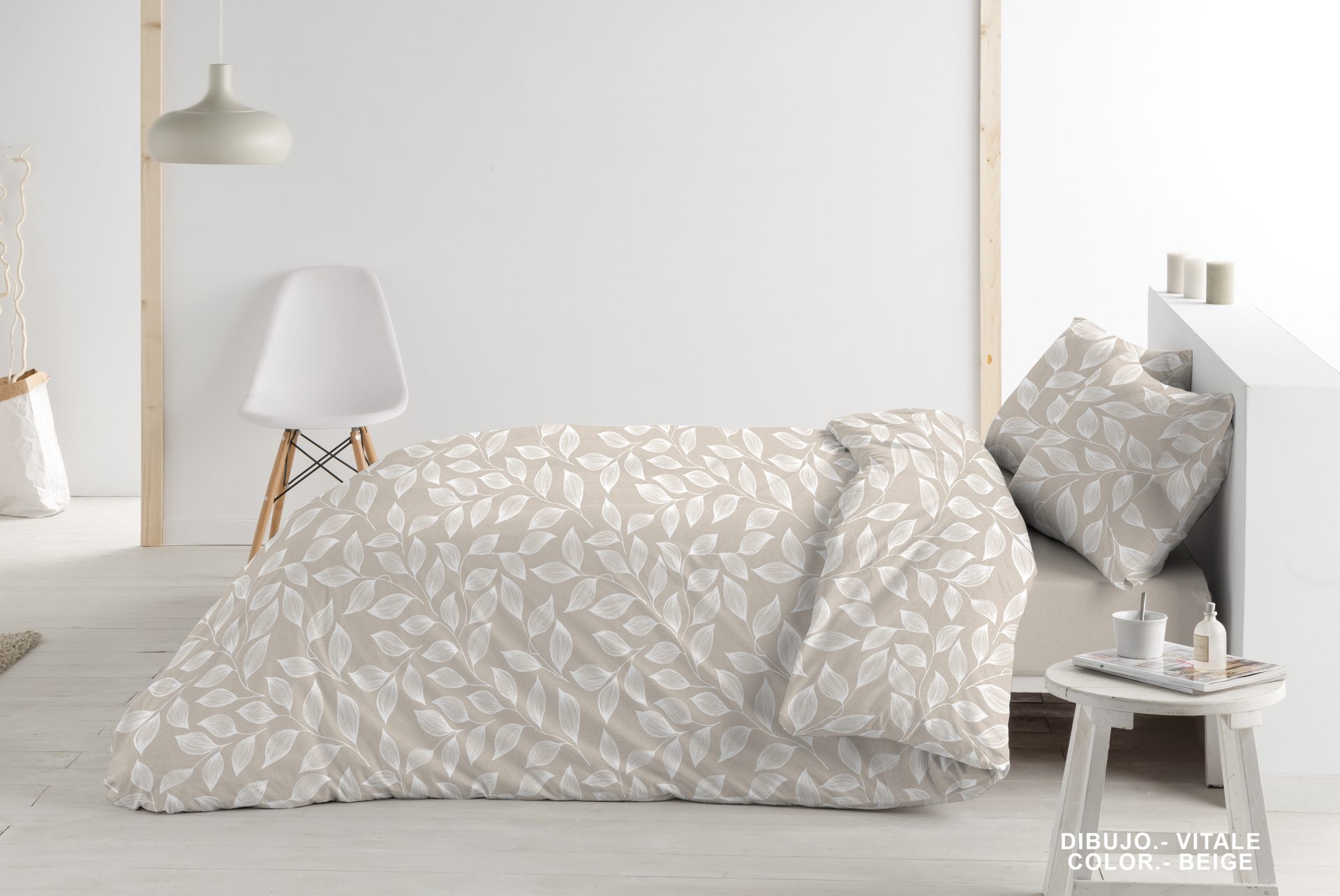 VITALE duvet beige sim