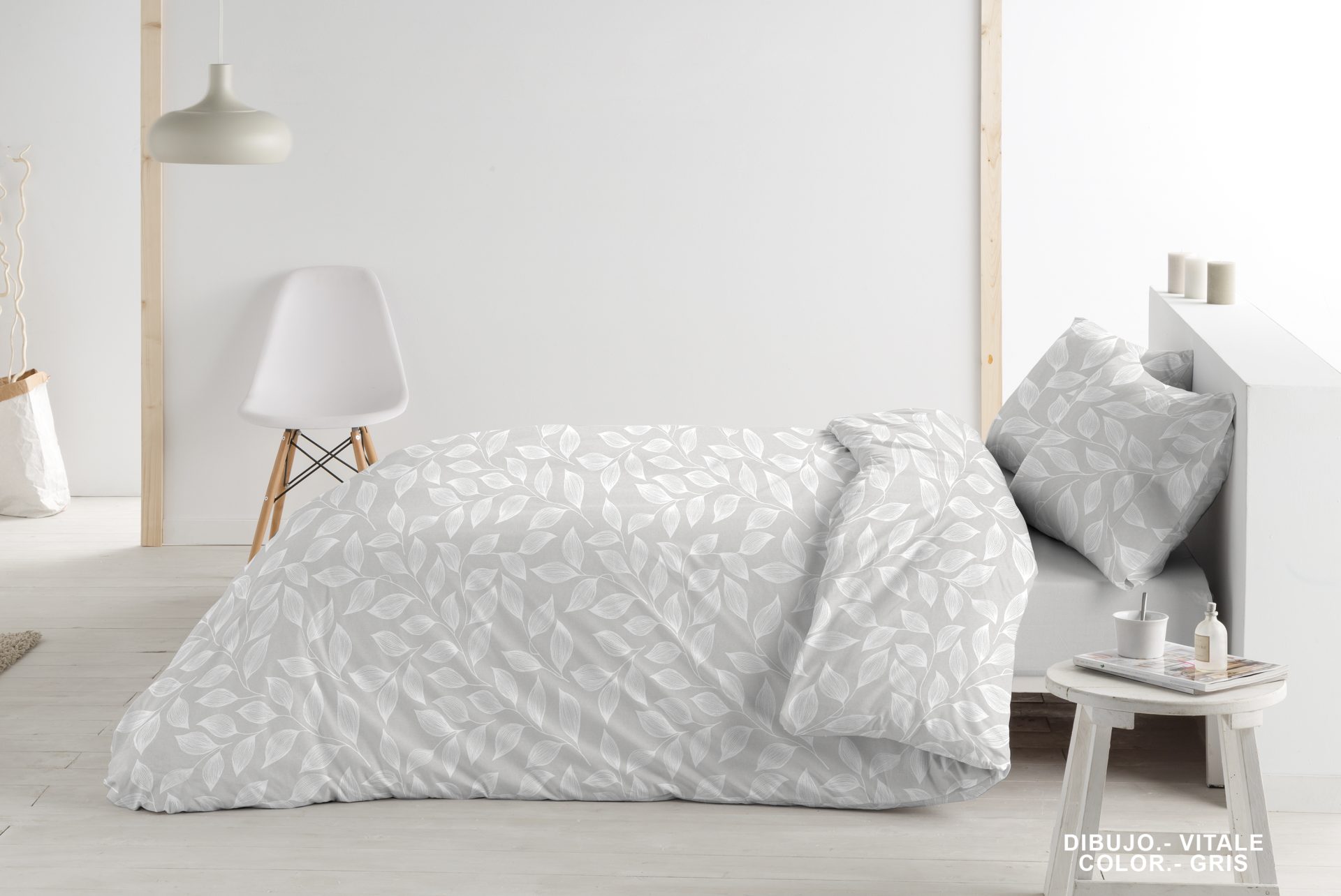VITALE duvet gris sim