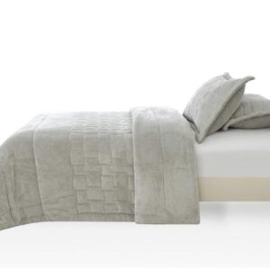 EDREDON CALIENTE sheridan gris
